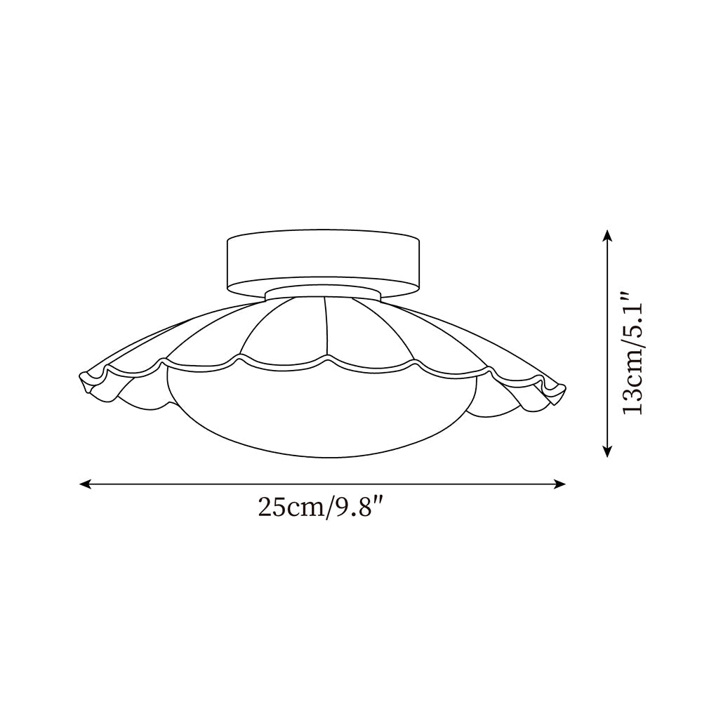 Blaona udendørs loftlampe