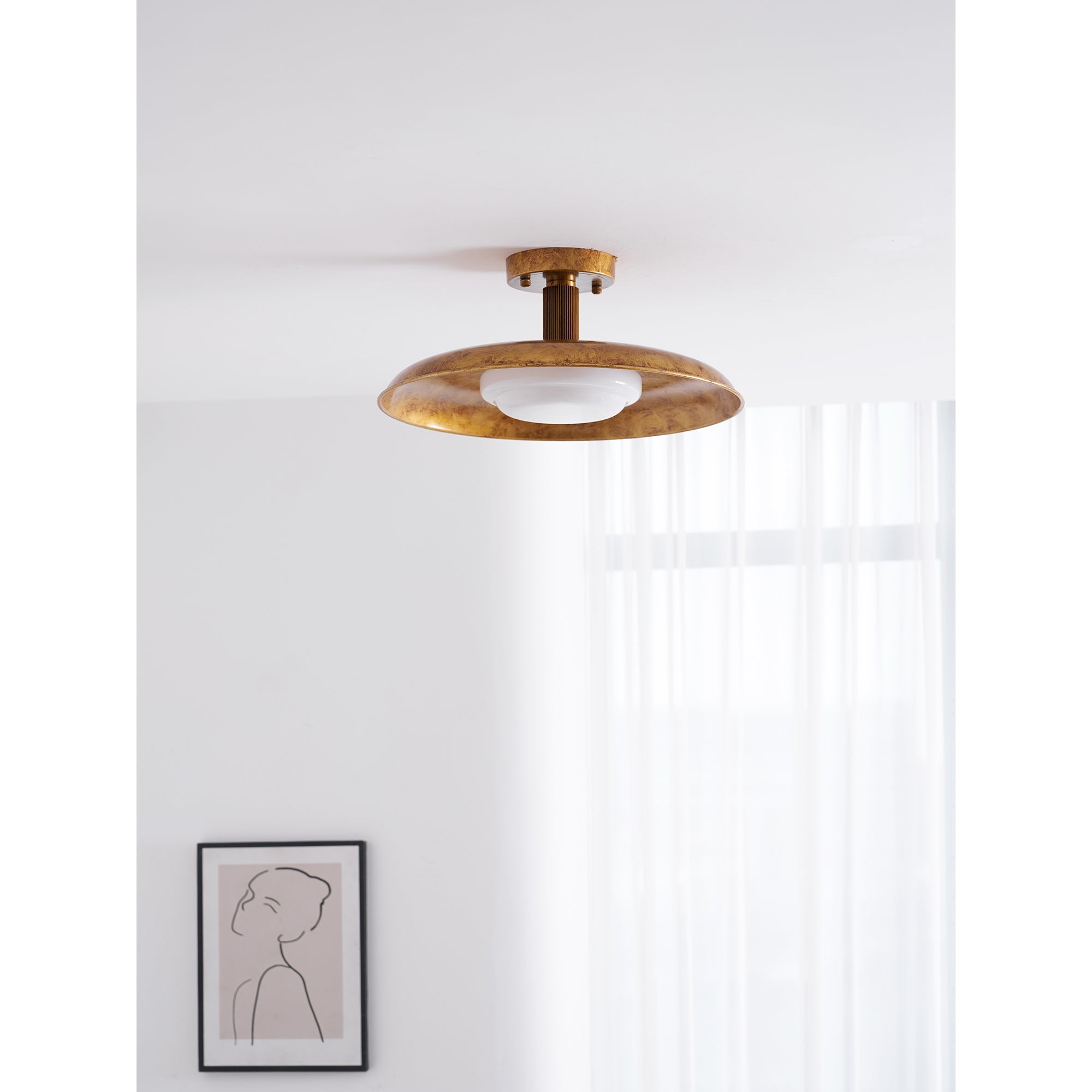 Miksol rund loftlampe