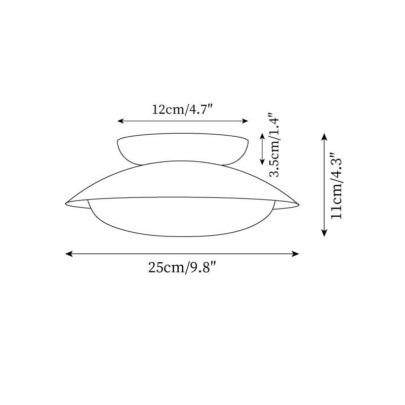Elisoli udendørs loftlampe