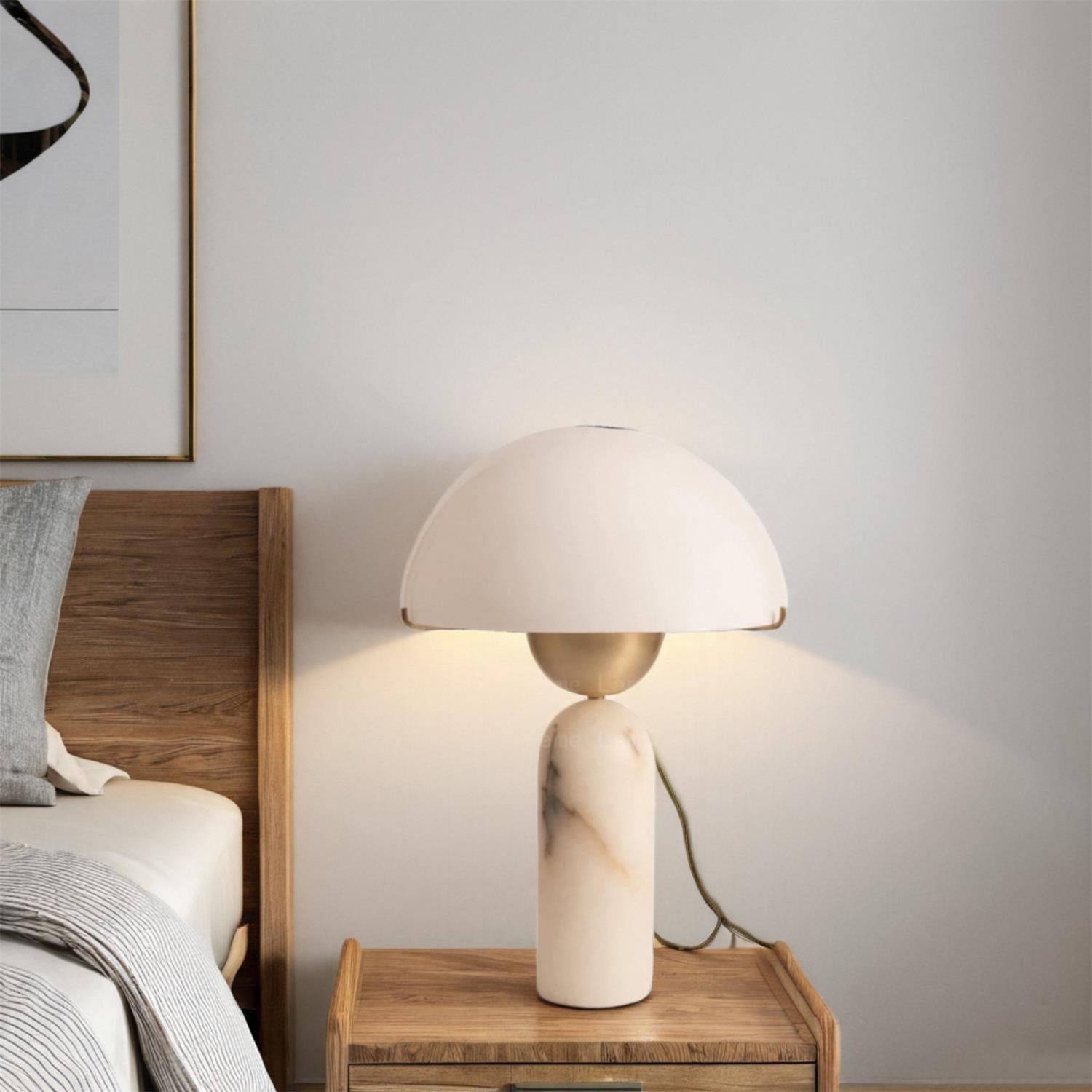 Lunena kugleformet bordlampe