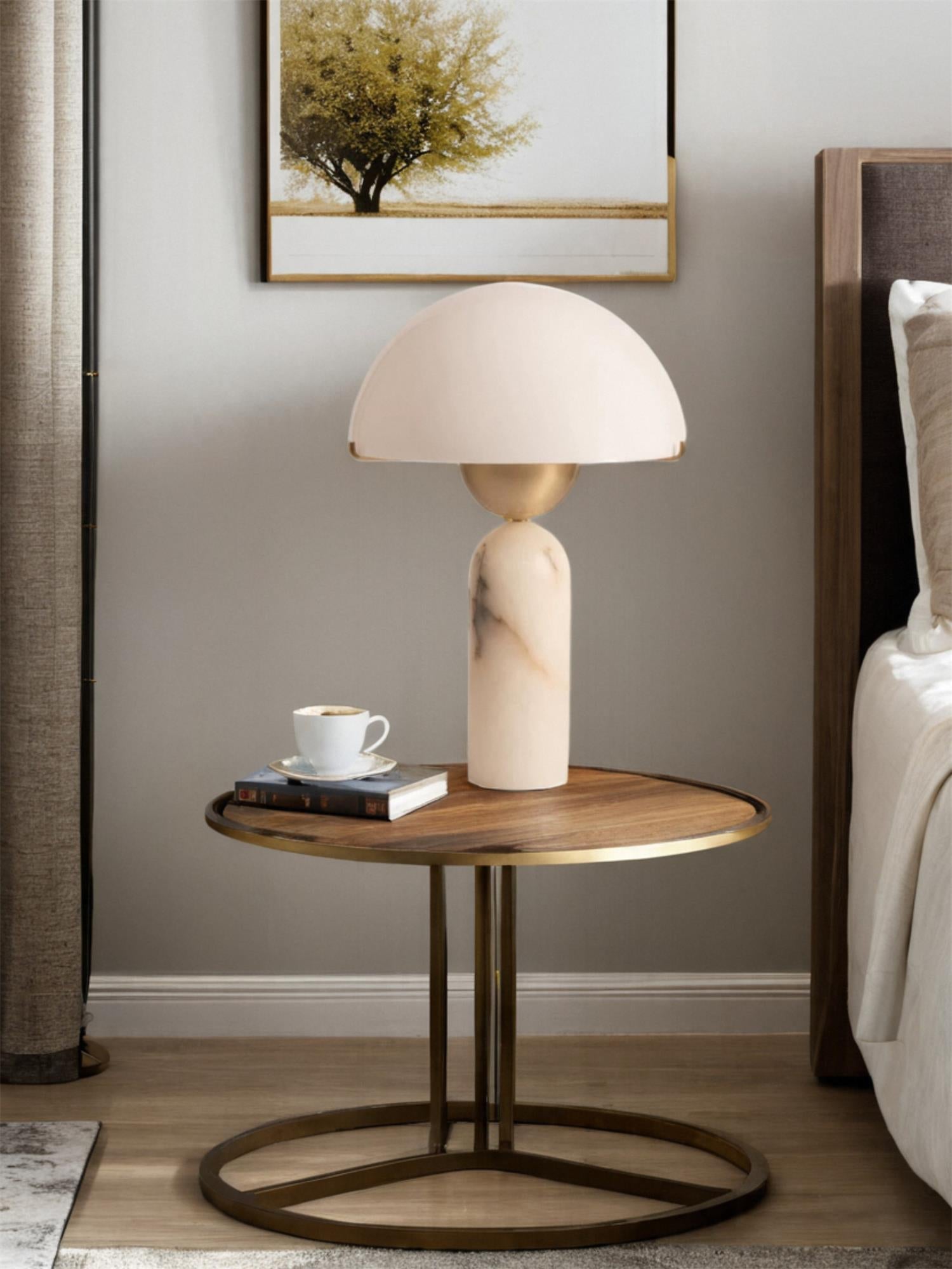 Lunena kugleformet bordlampe