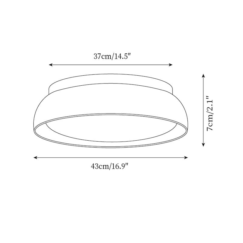 Olaivi rund loftlampe