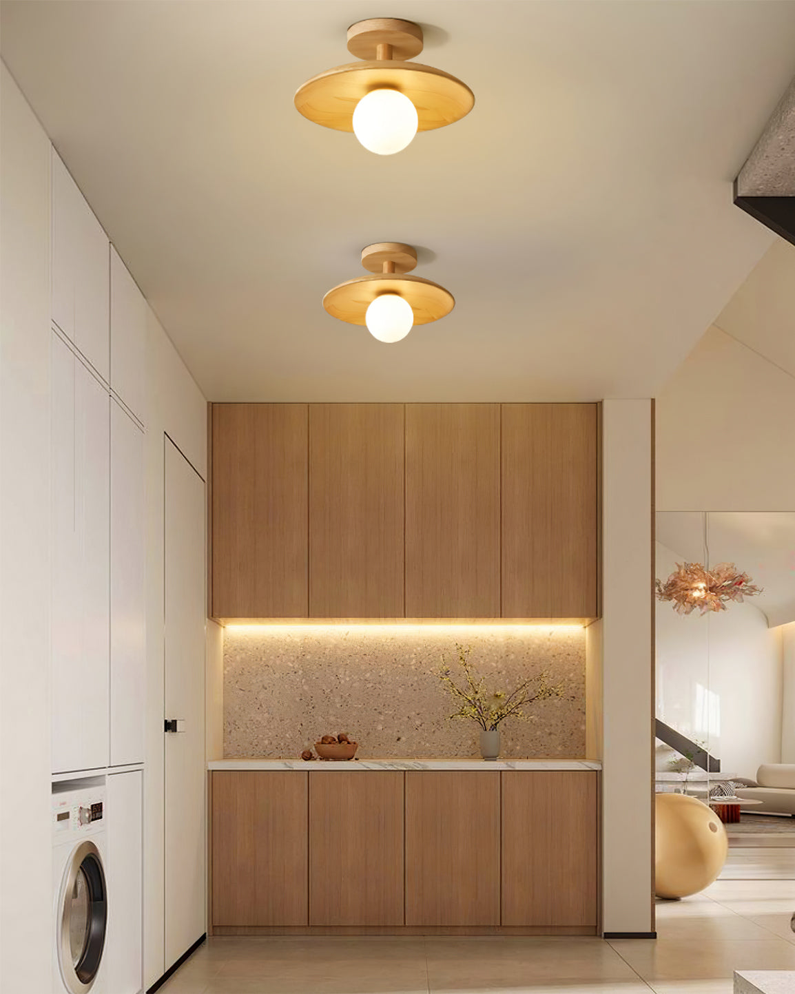 Ilale rund loftlampe