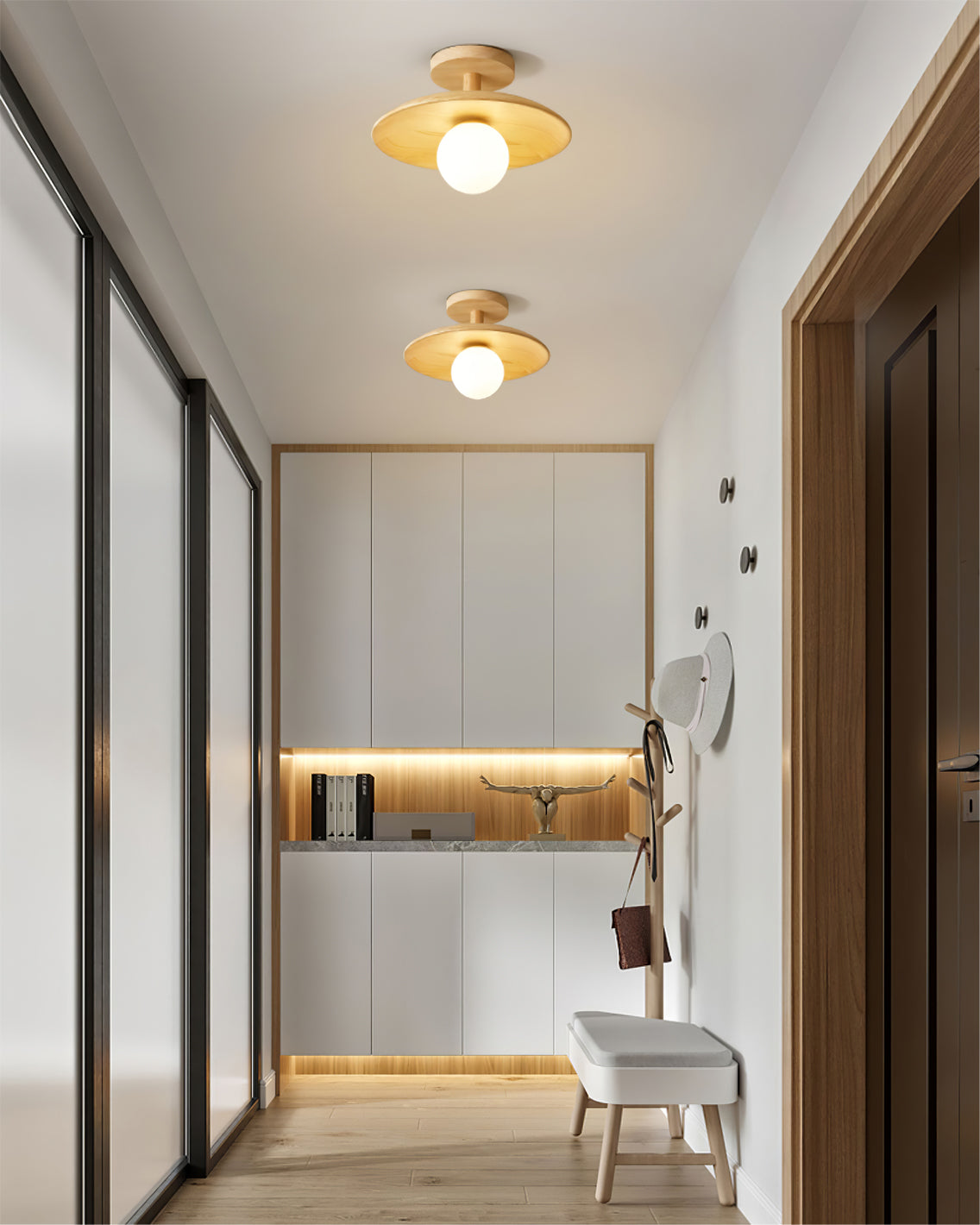 Ilale rund loftlampe