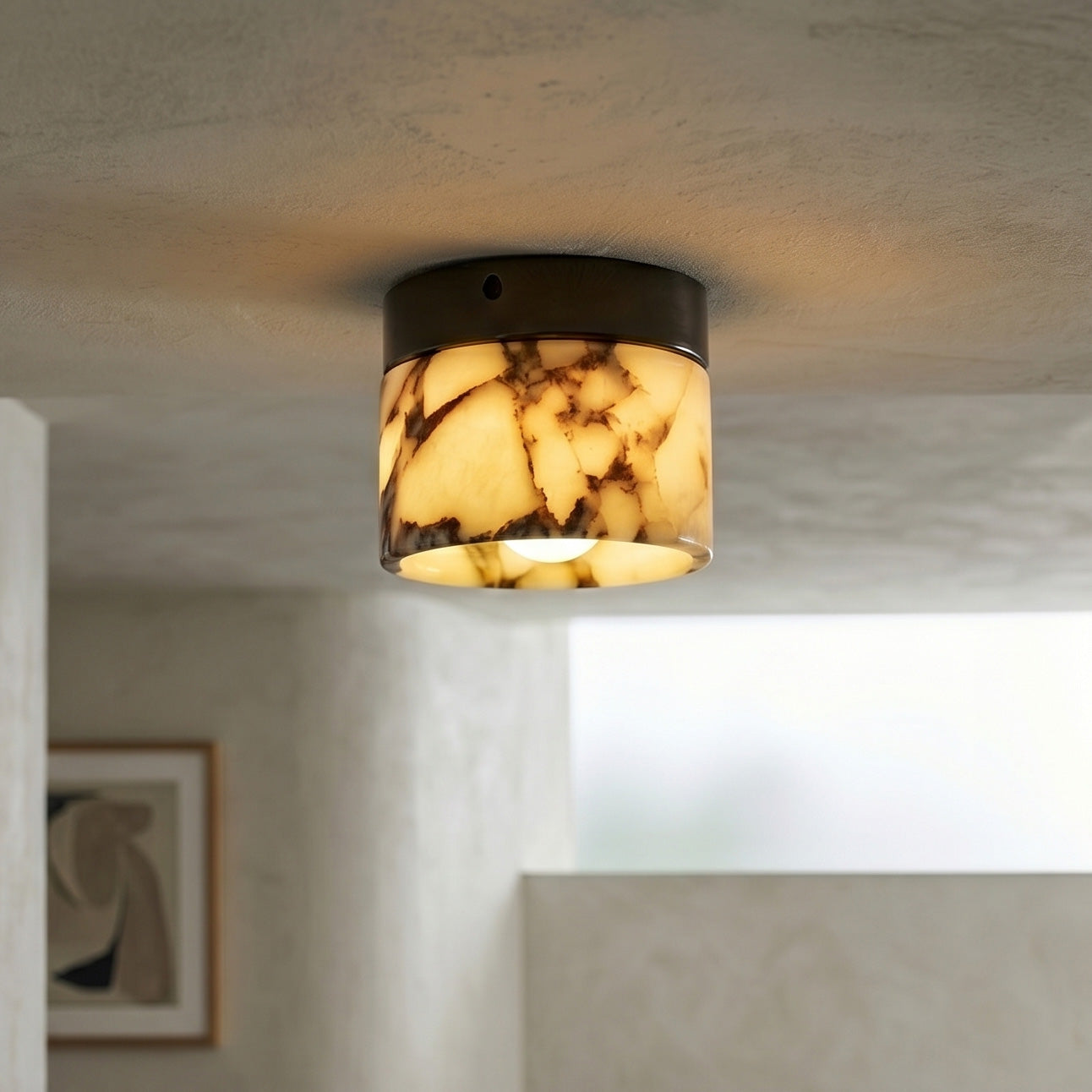 Zelri rund loftlampe