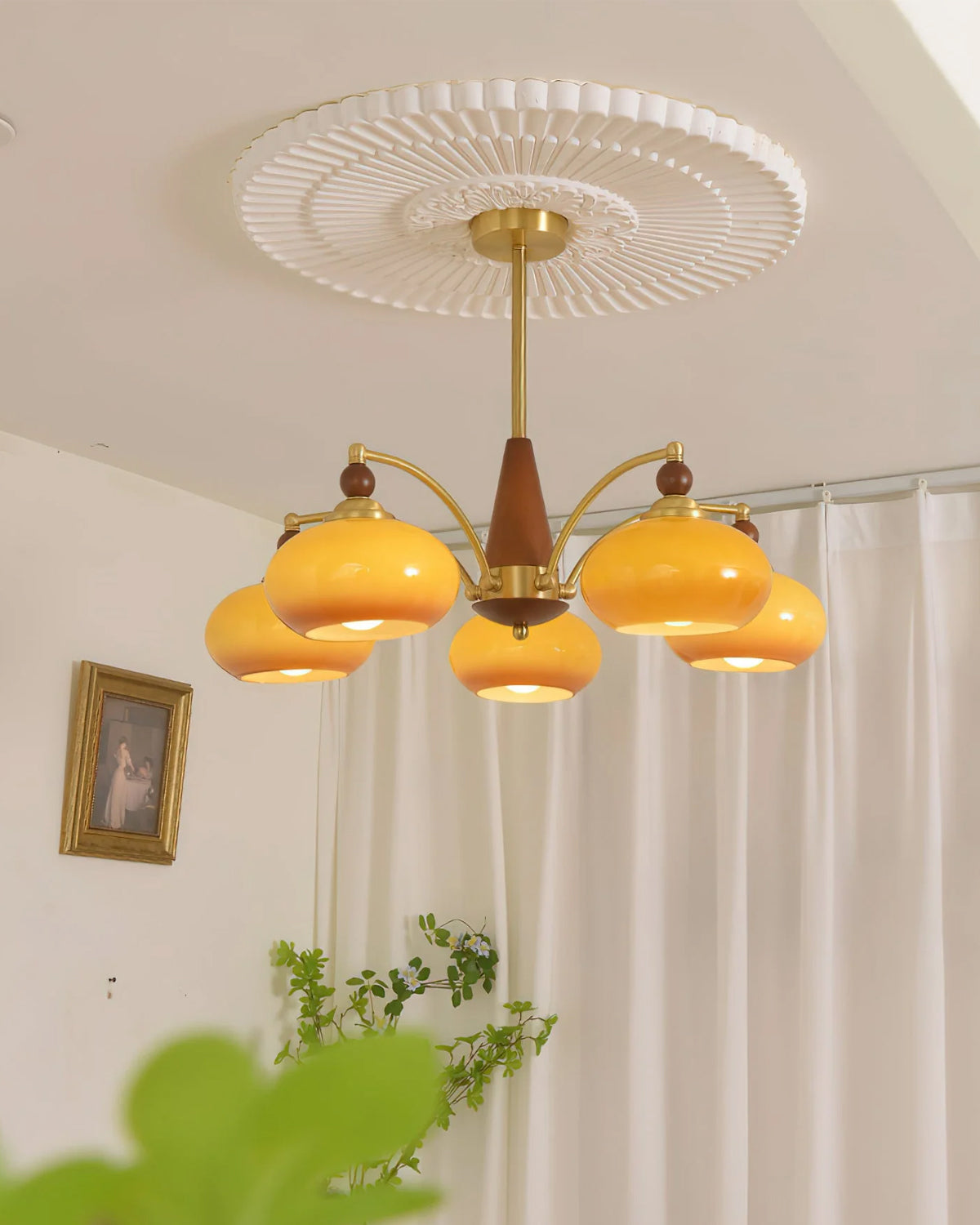 Wenon vintage lysekrone