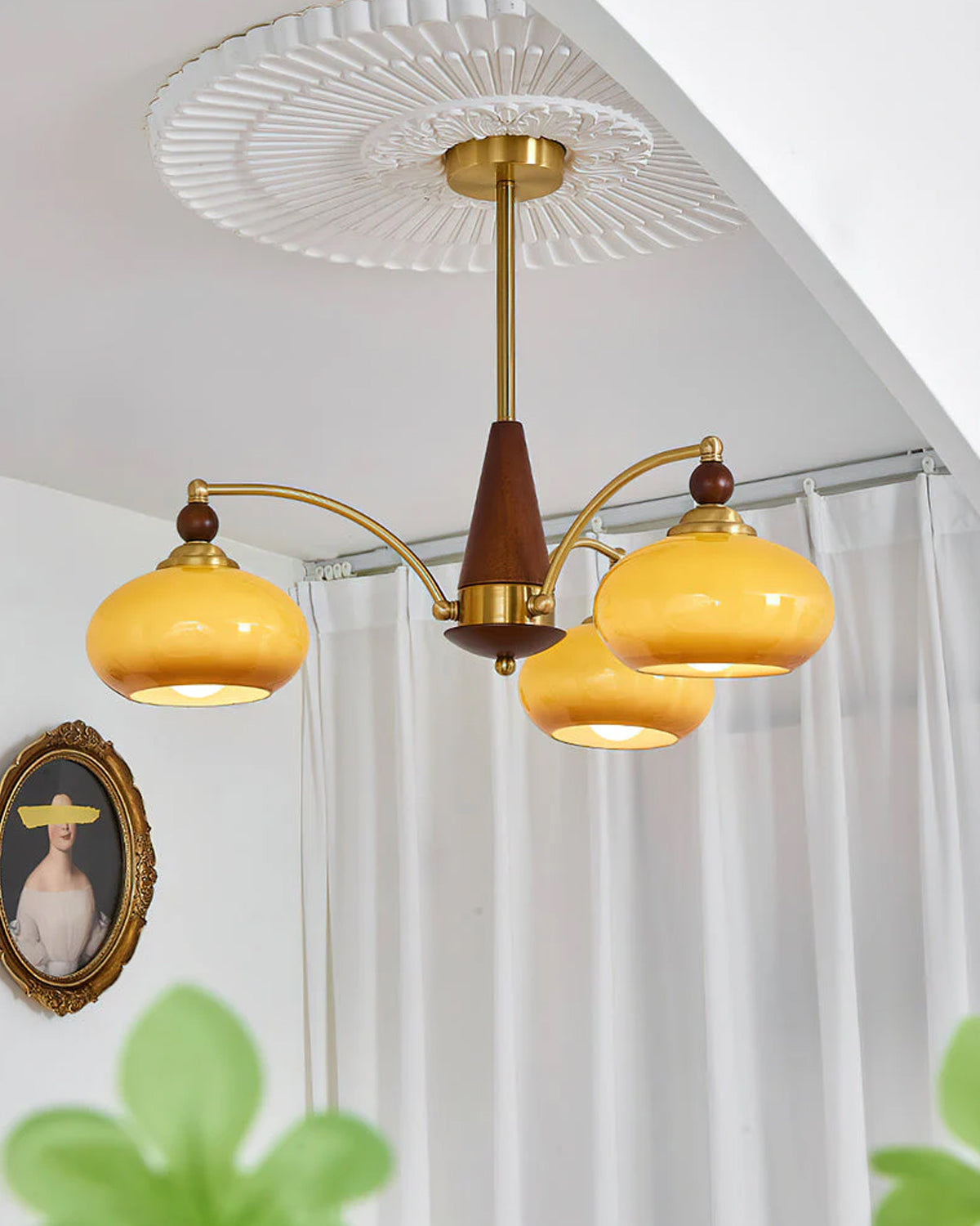 Wenon vintage lysekrone