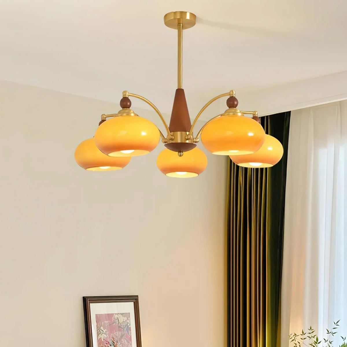 Wenon vintage lysekrone
