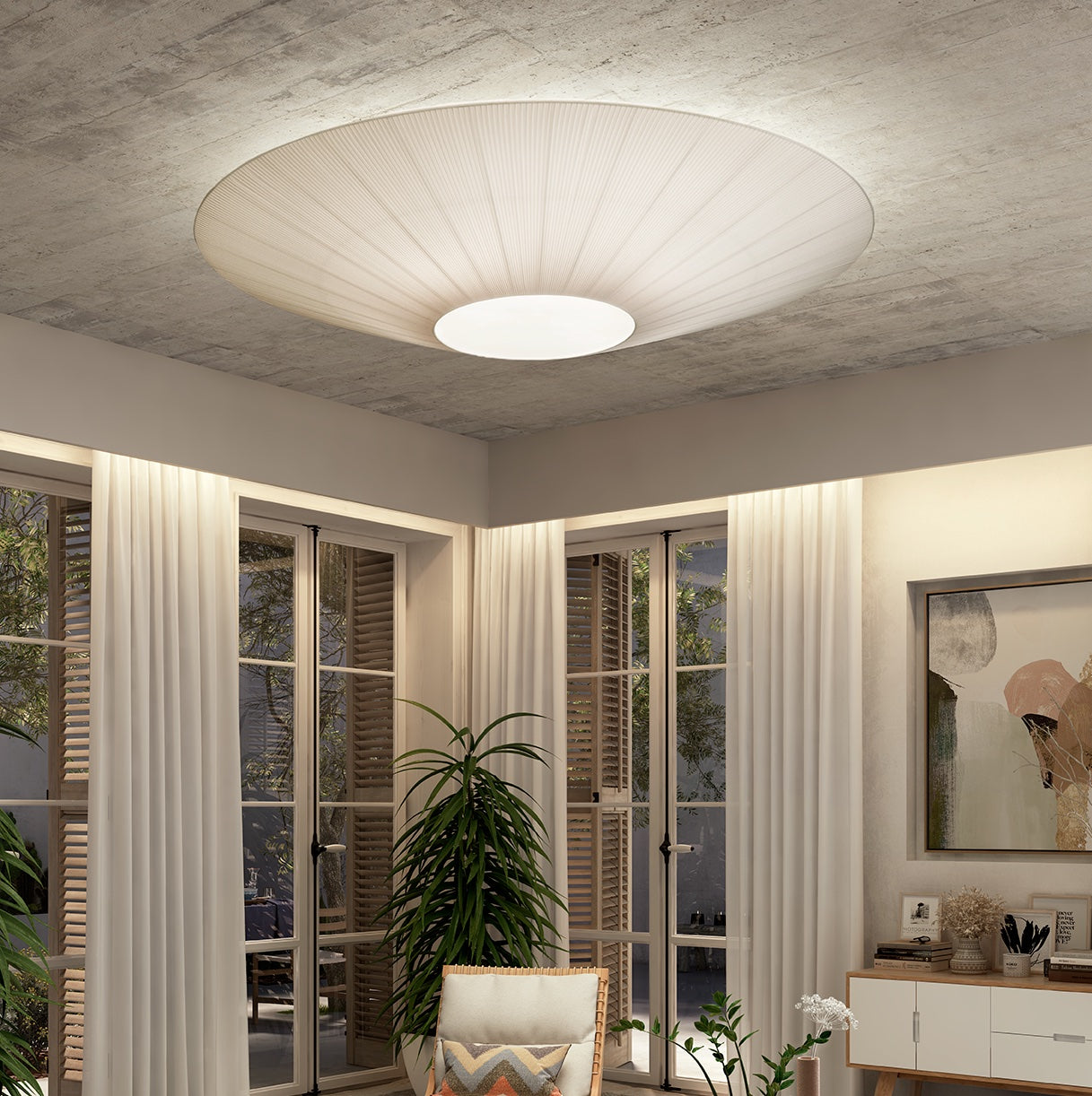 Havne rund loftlampe
