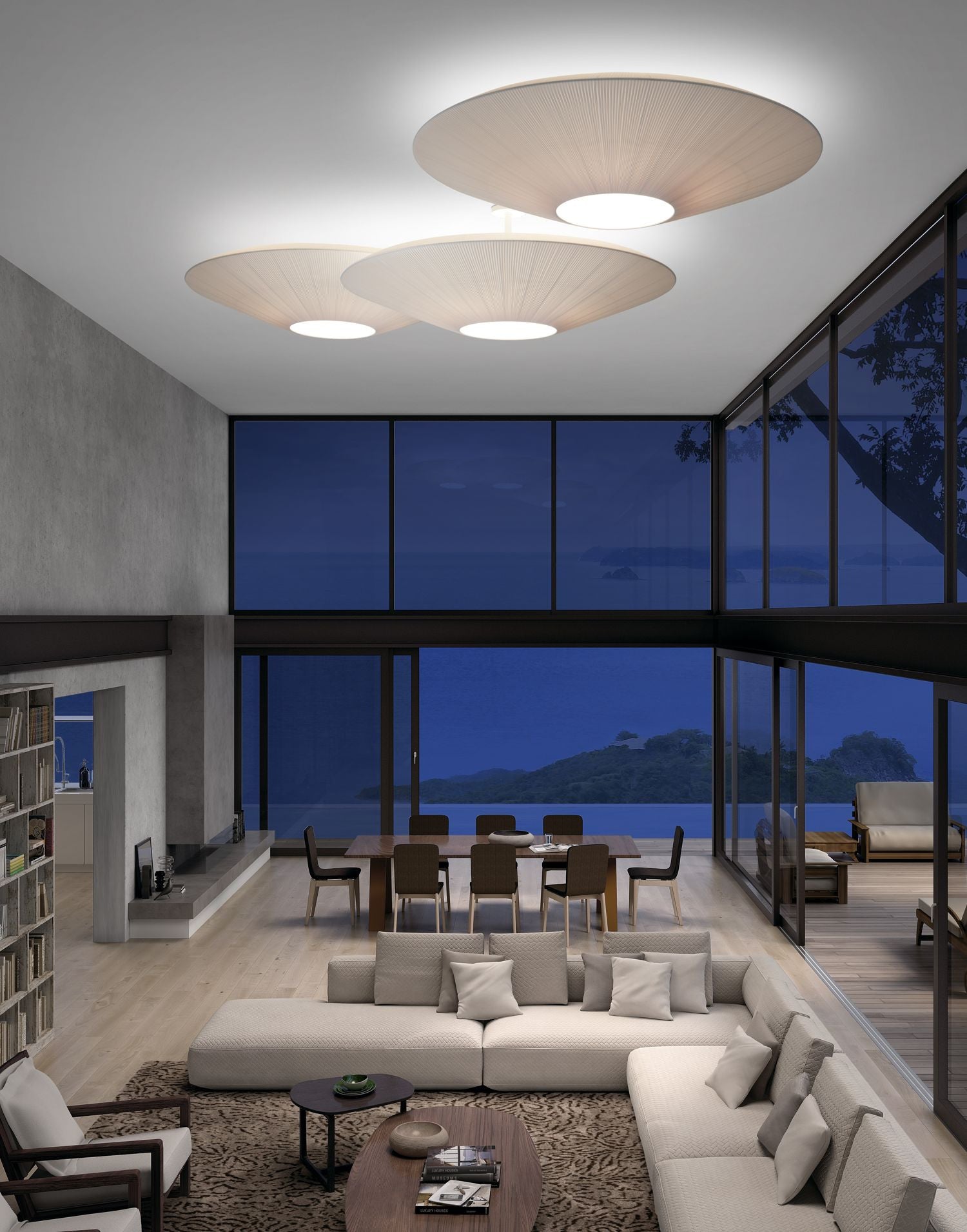 Havne rund loftlampe