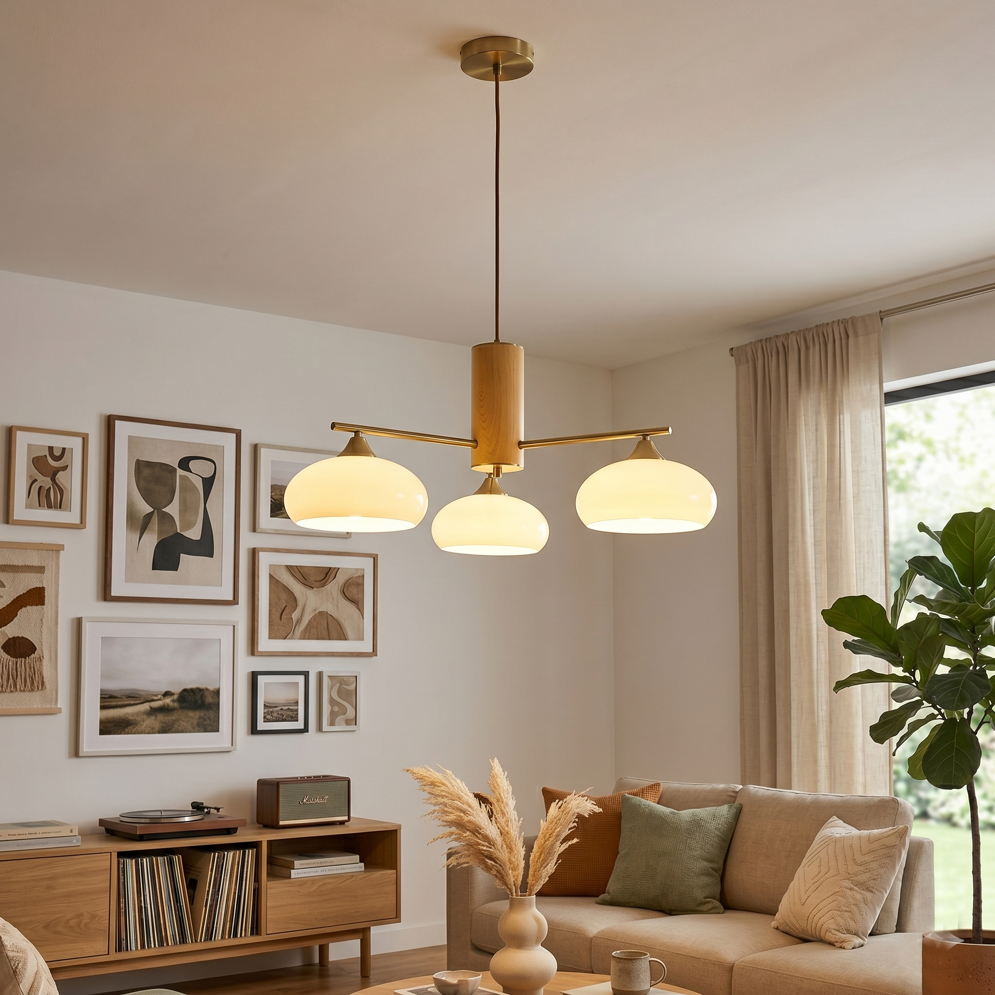Miksale oval lysekrone
