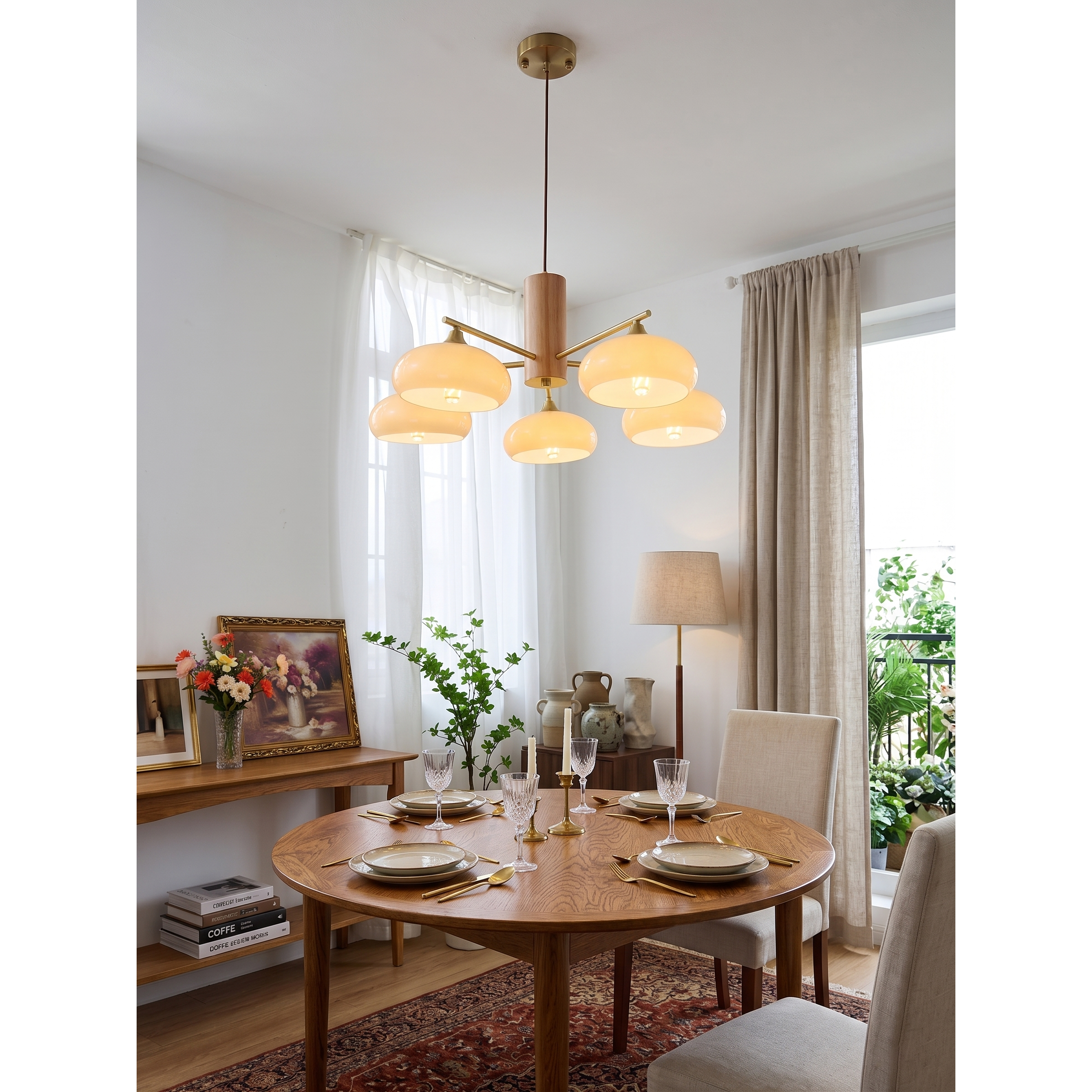 Miksale oval lysekrone