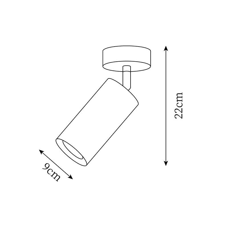 Renuri lineær loftlampe