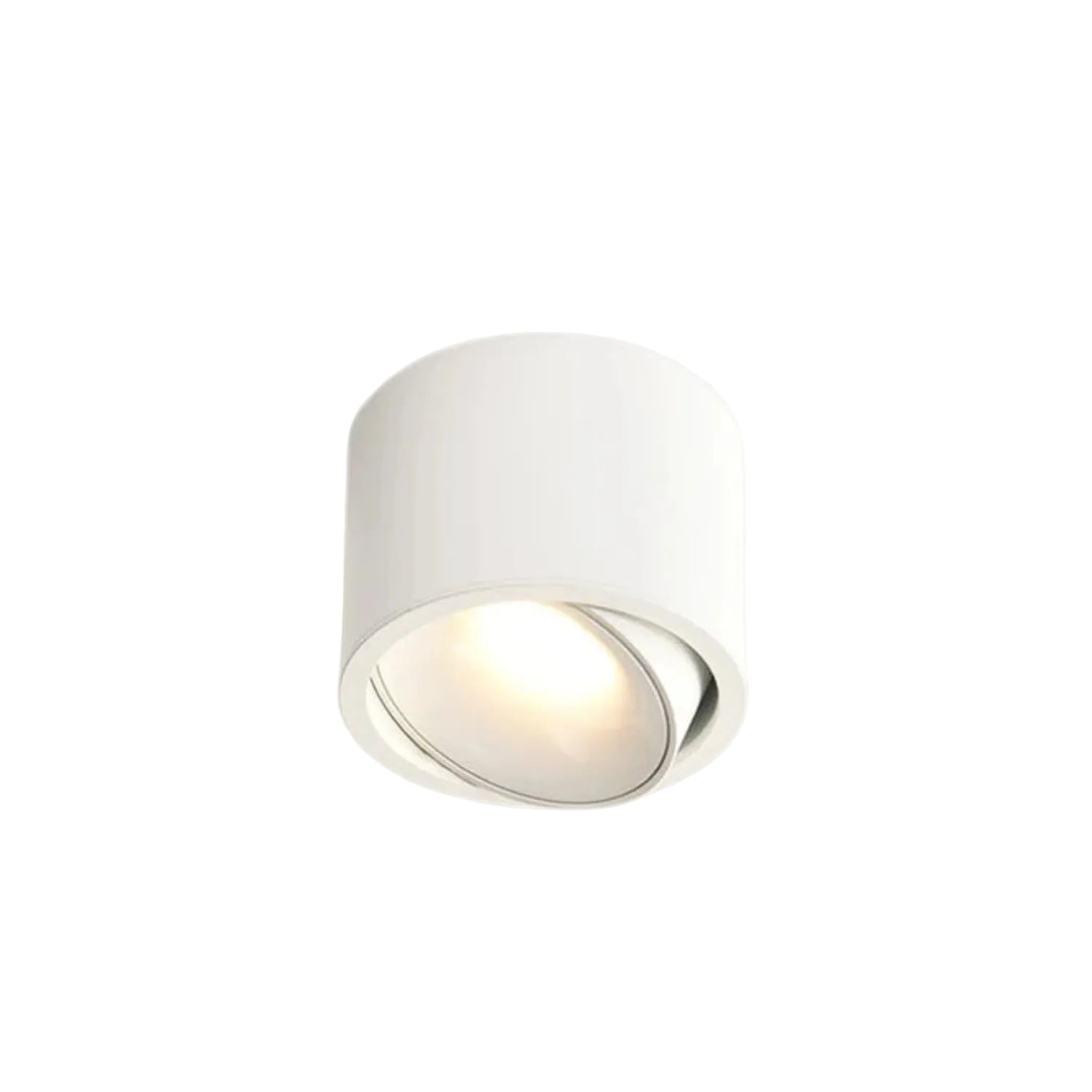 Leir rund loftlampe
