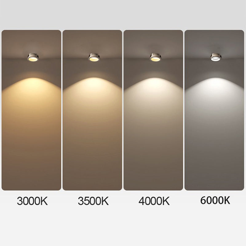 Leir rund loftlampe