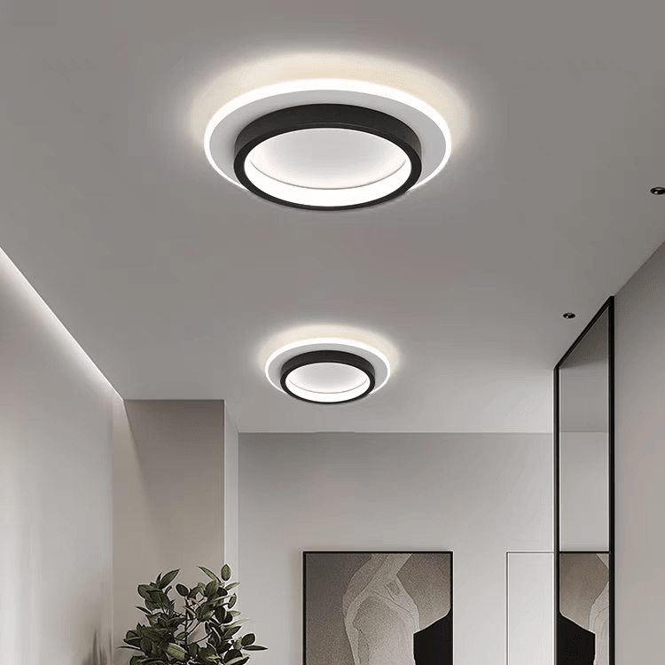 Sivirir rund loftlampe