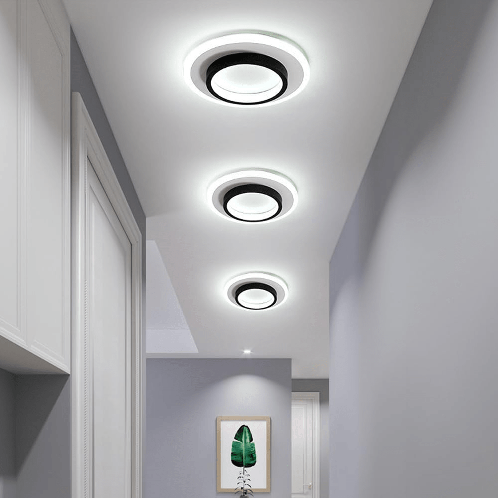 Sivirir rund loftlampe