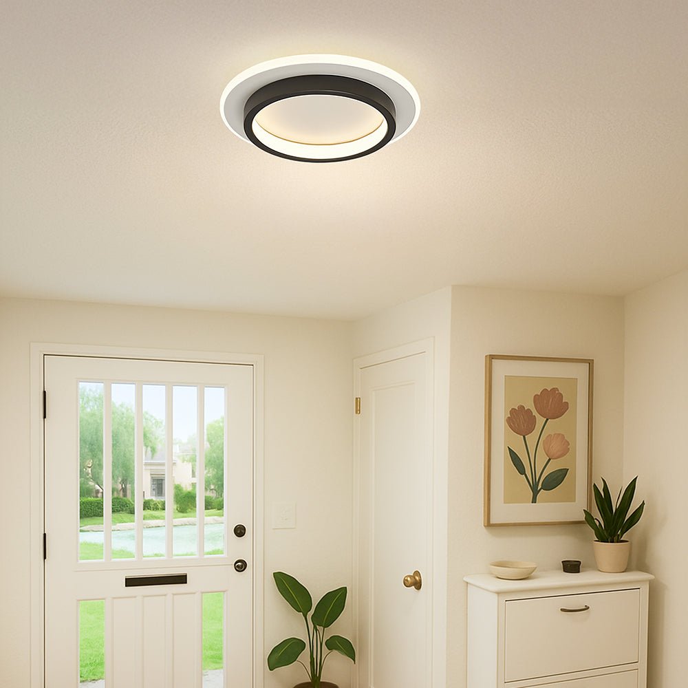 Sivirir rund loftlampe