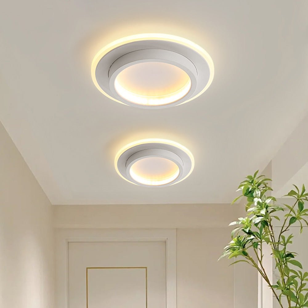Sivirir rund loftlampe