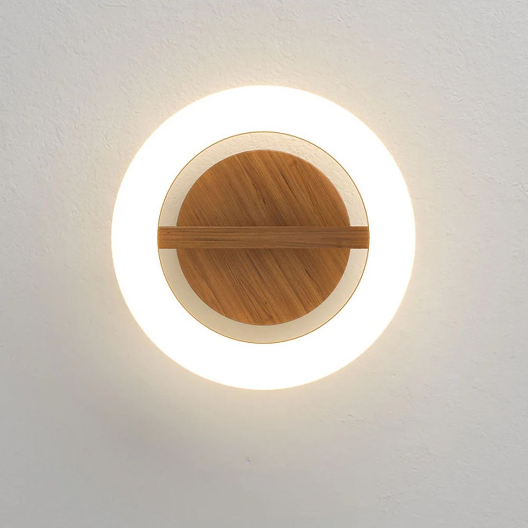 Sivla rund loftlampe