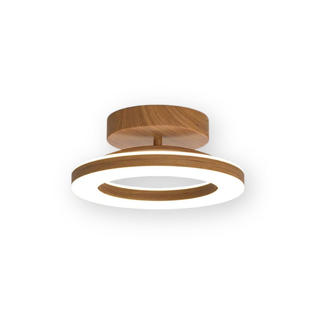 Sivla rund loftlampe
