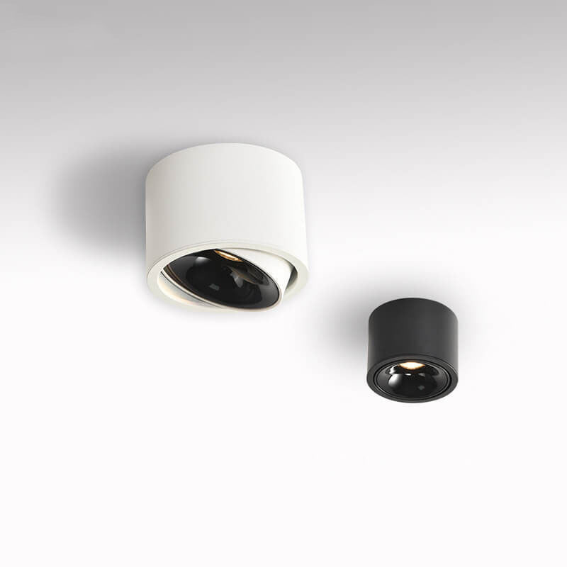 Leir rund loftlampe