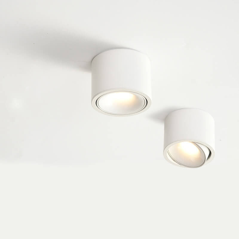 Leir rund loftlampe