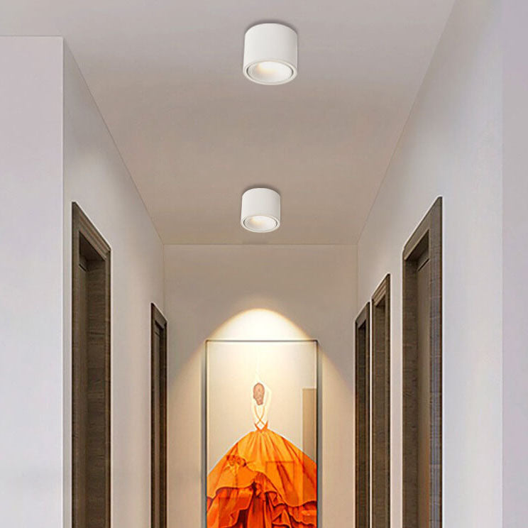 Leir rund loftlampe