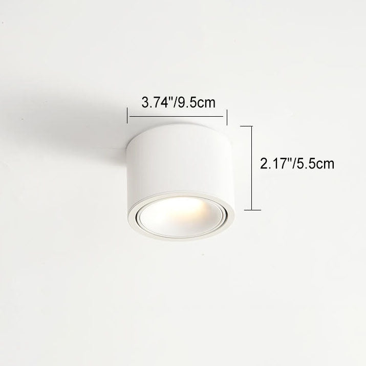 Leir rund loftlampe