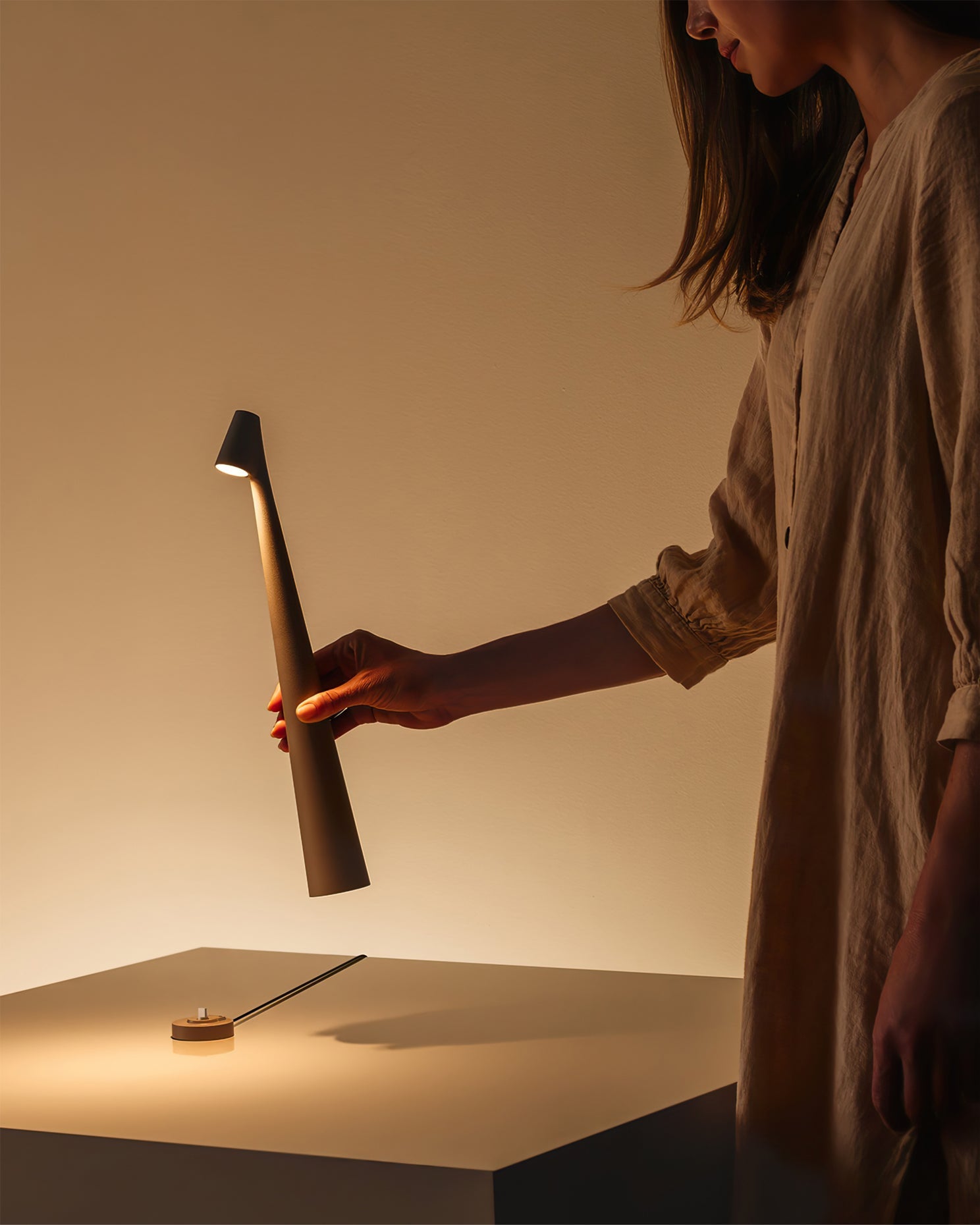Zelonel udendørs bordlampe