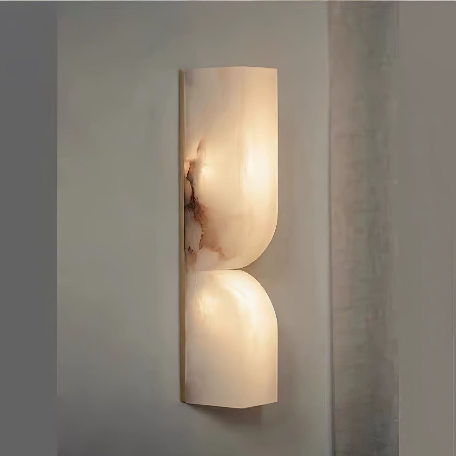 Sivundi væglampe