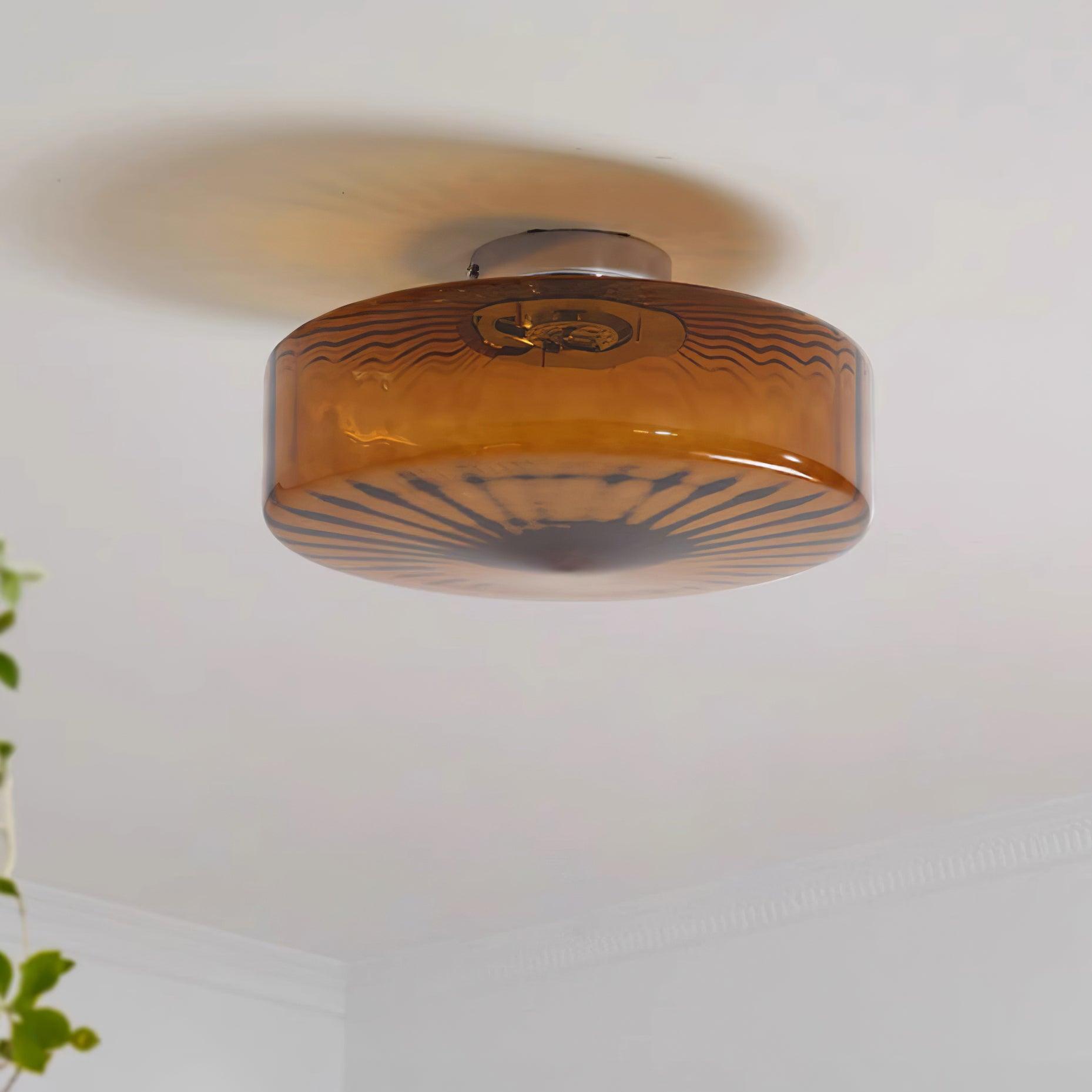 Paxmier rund udendørs loftlampe