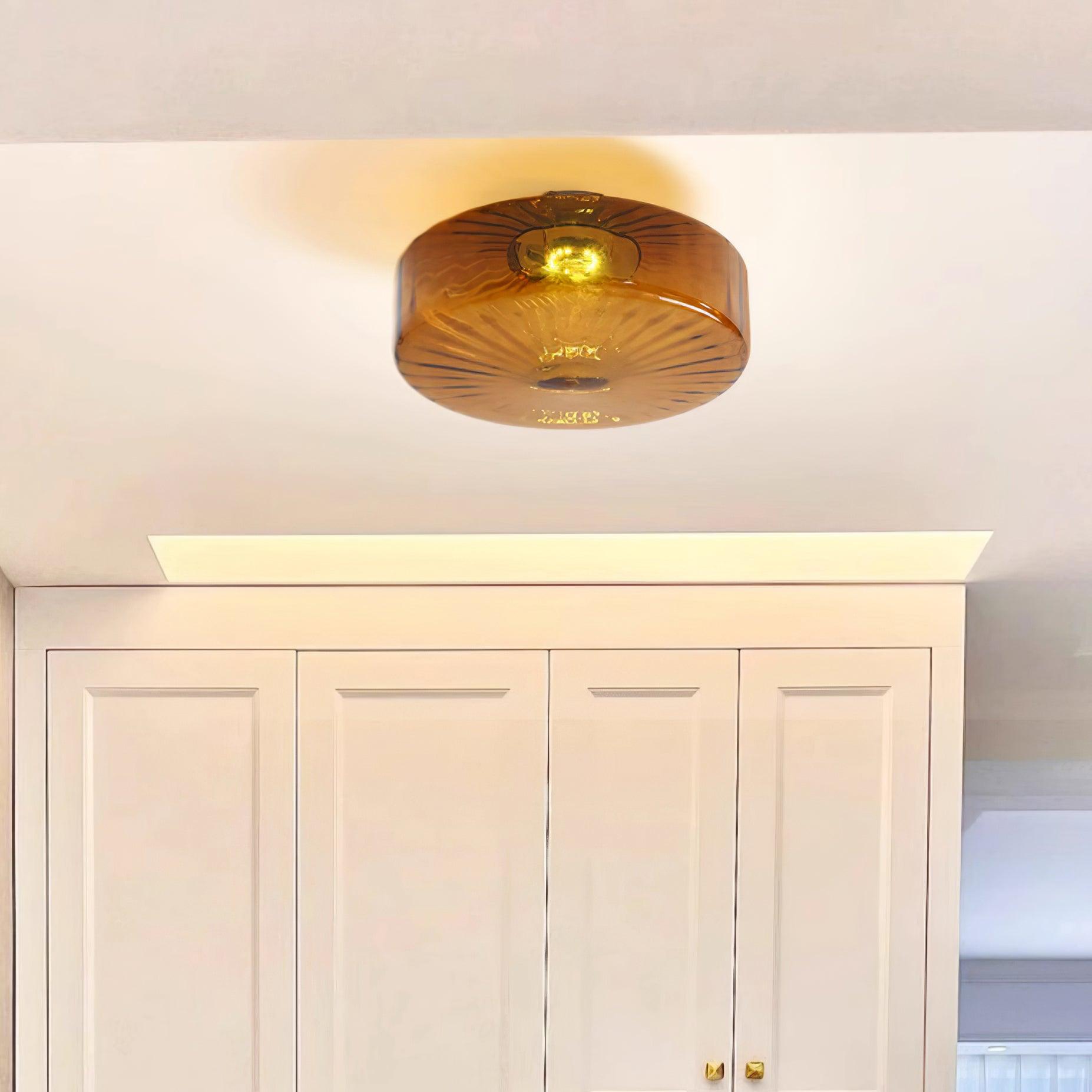 Paxmier rund udendørs loftlampe