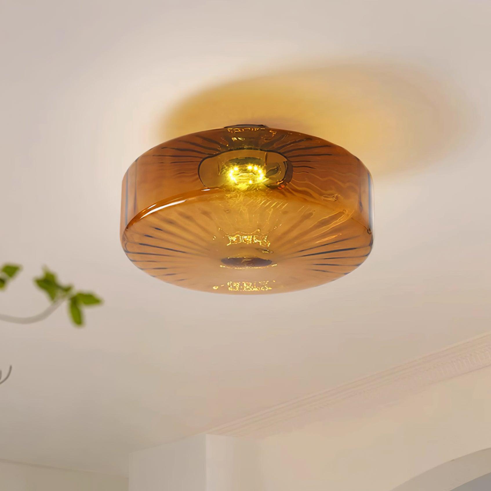 Paxmier rund udendørs loftlampe