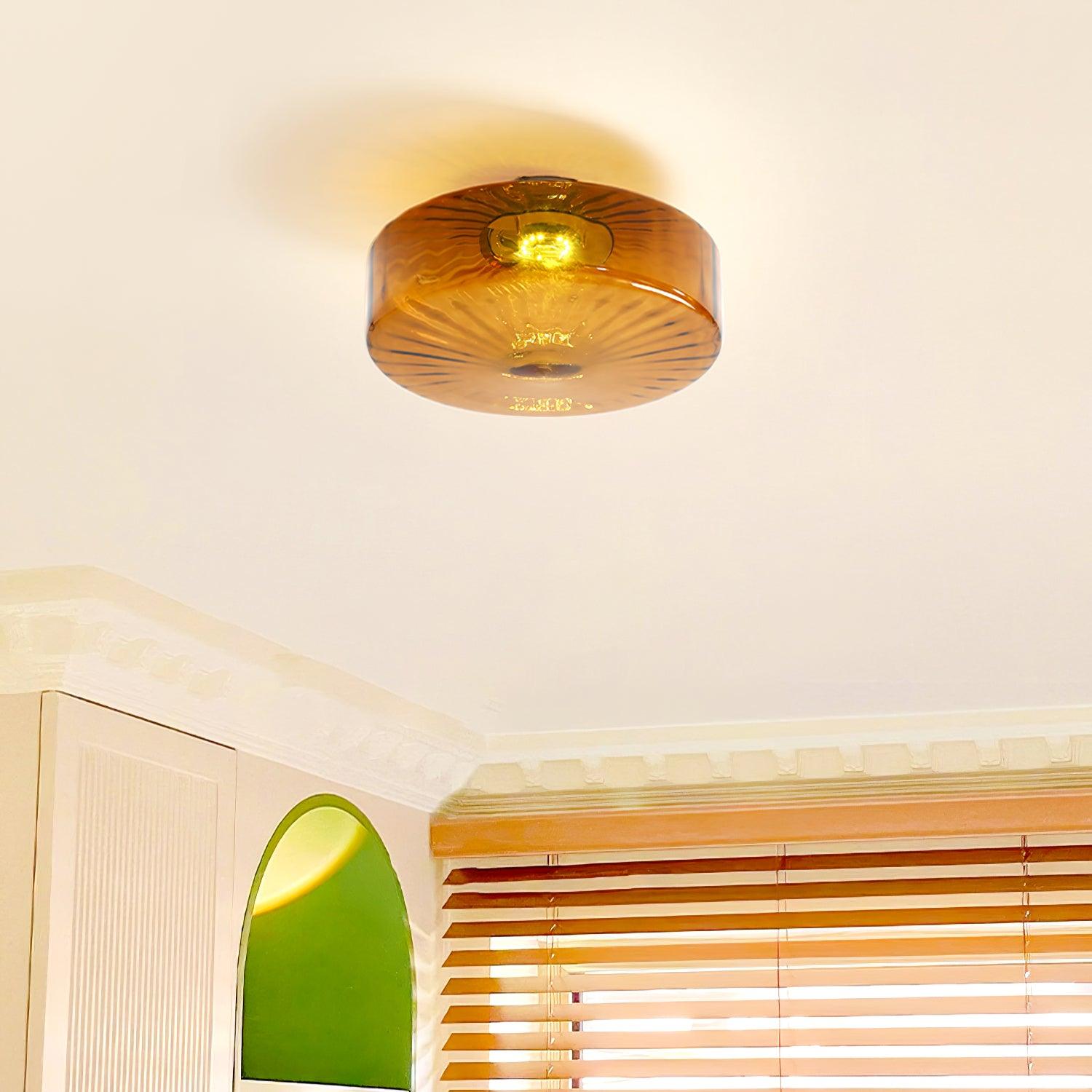 Paxmier rund udendørs loftlampe