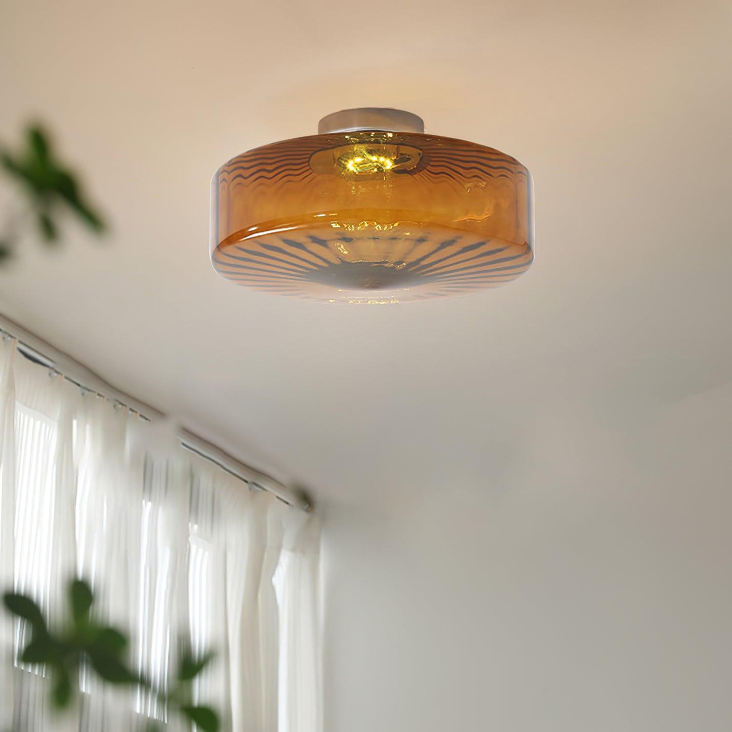 Paxmier rund udendørs loftlampe