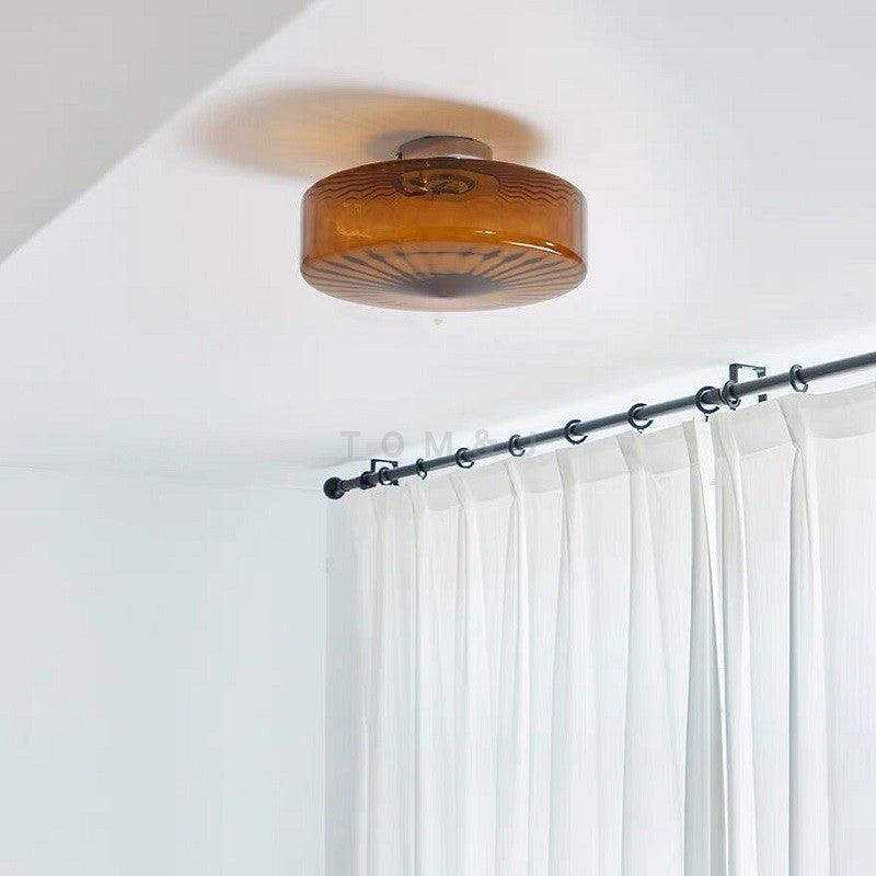 Paxmier rund udendørs loftlampe