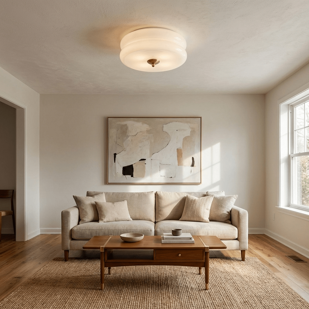 Marroon vintage loftlampe