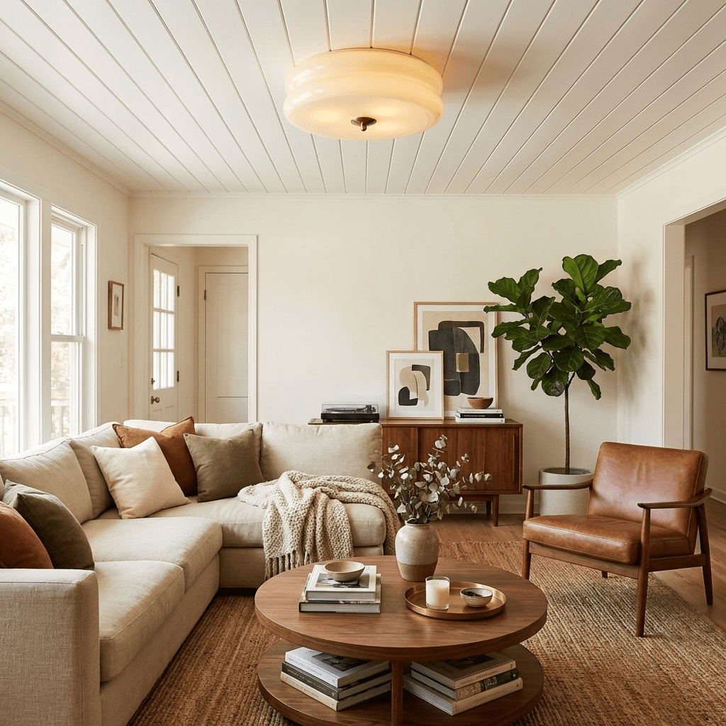 Marroon vintage loftlampe