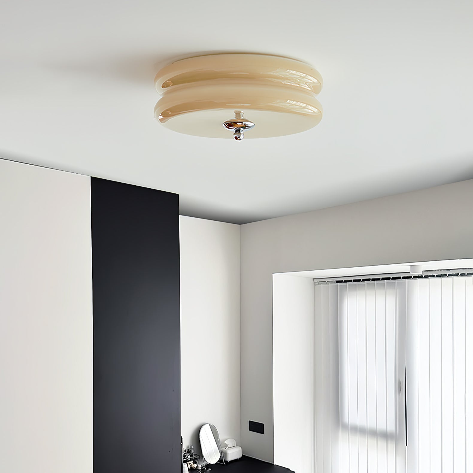 Marroon vintage loftlampe