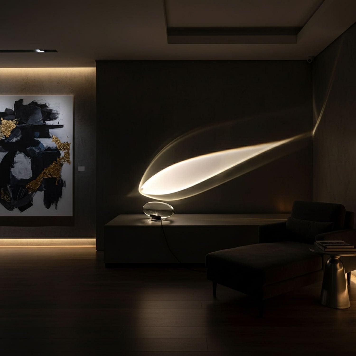 Jorar oval bordlampe