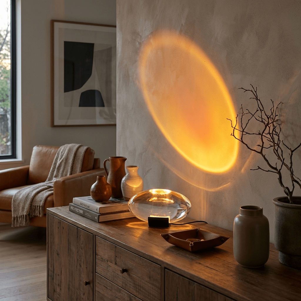 Jorar oval bordlampe