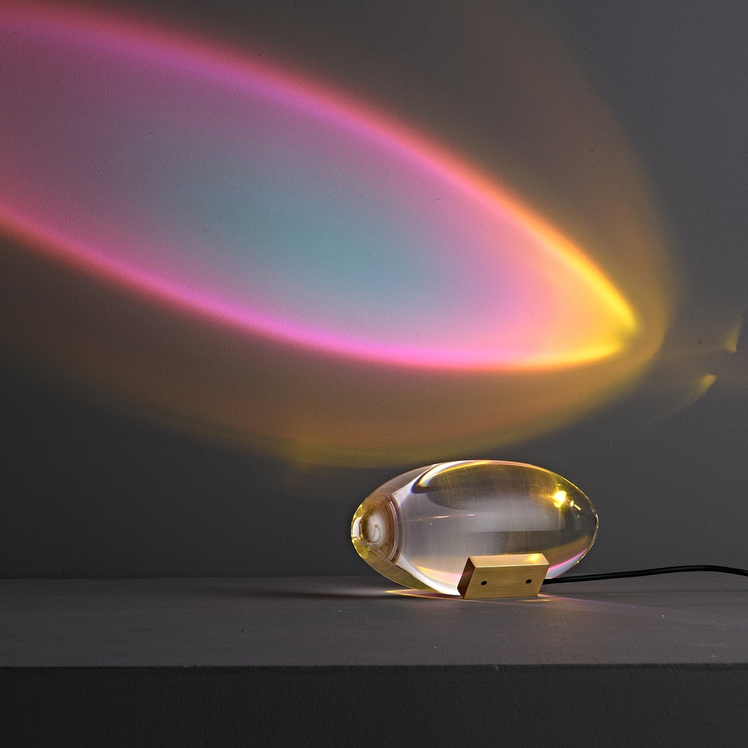 Jorar oval bordlampe