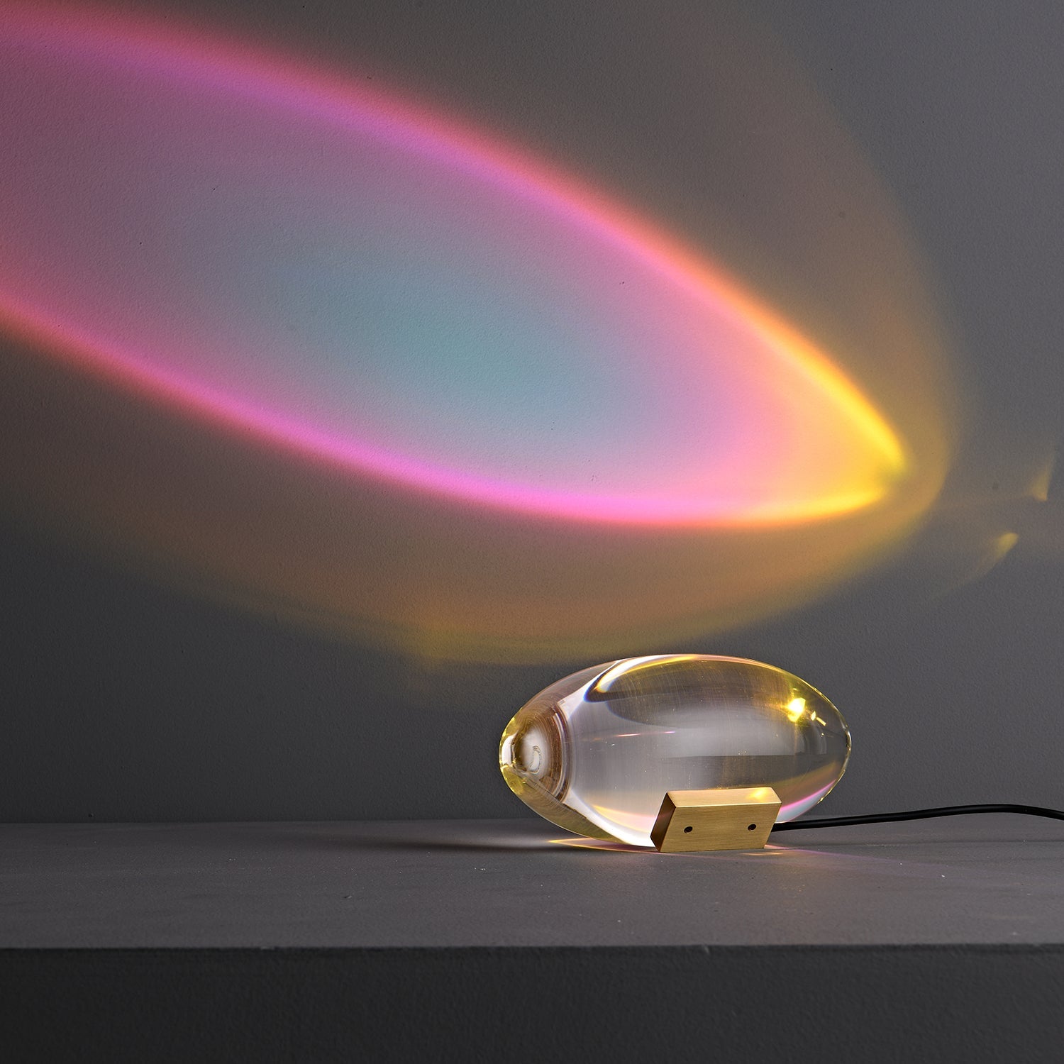Jorar oval bordlampe