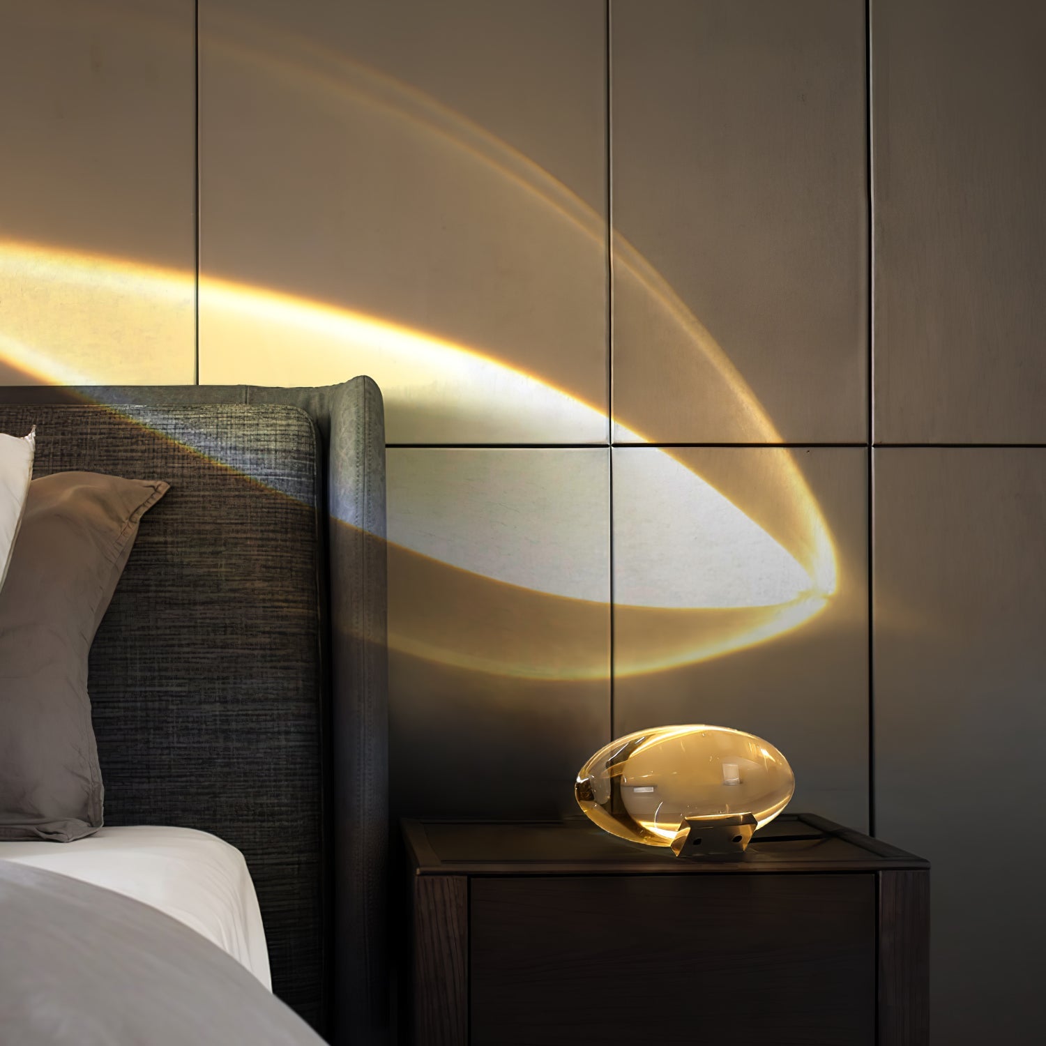 Jorar oval bordlampe