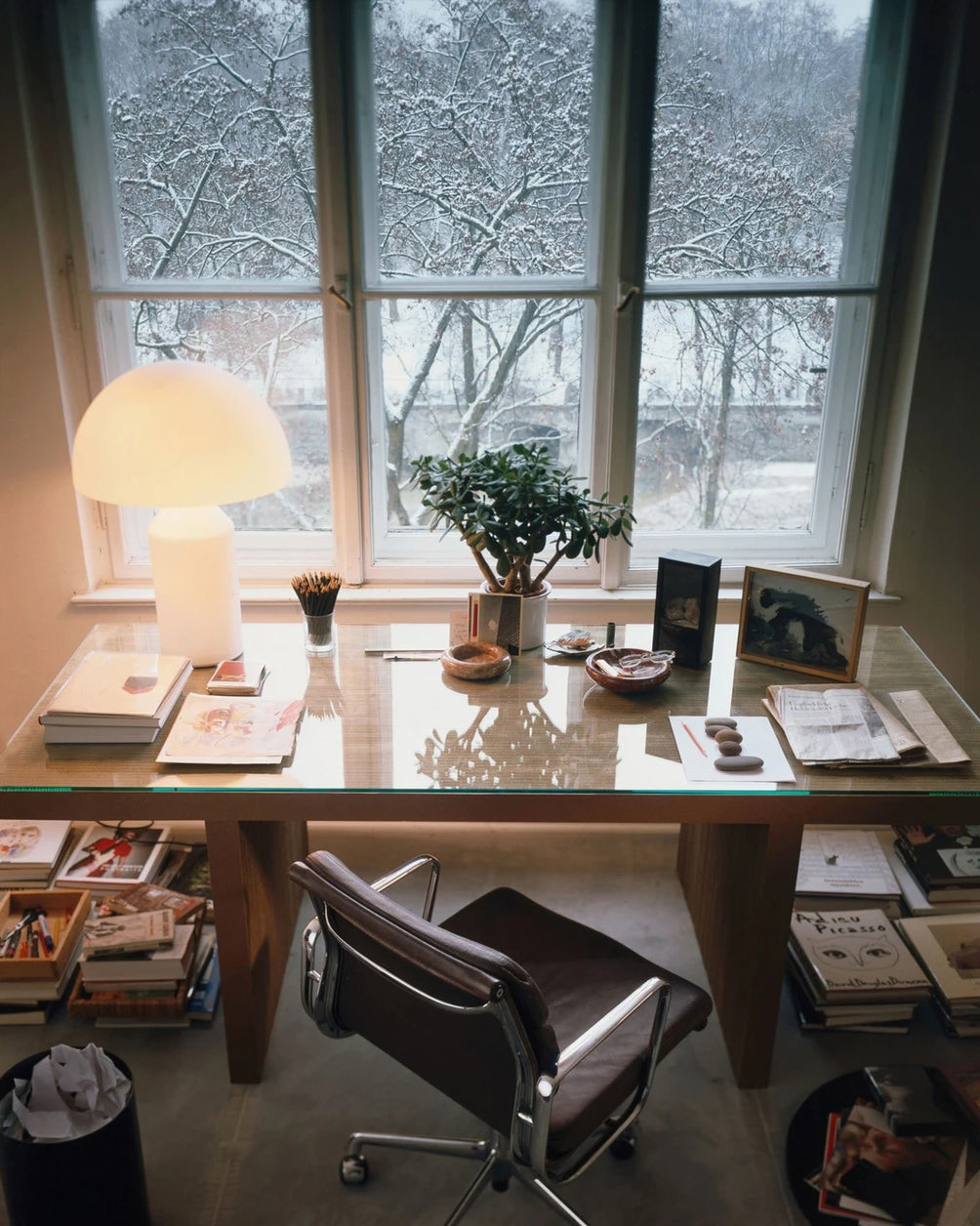 Tirene svampeformet bordlampe
