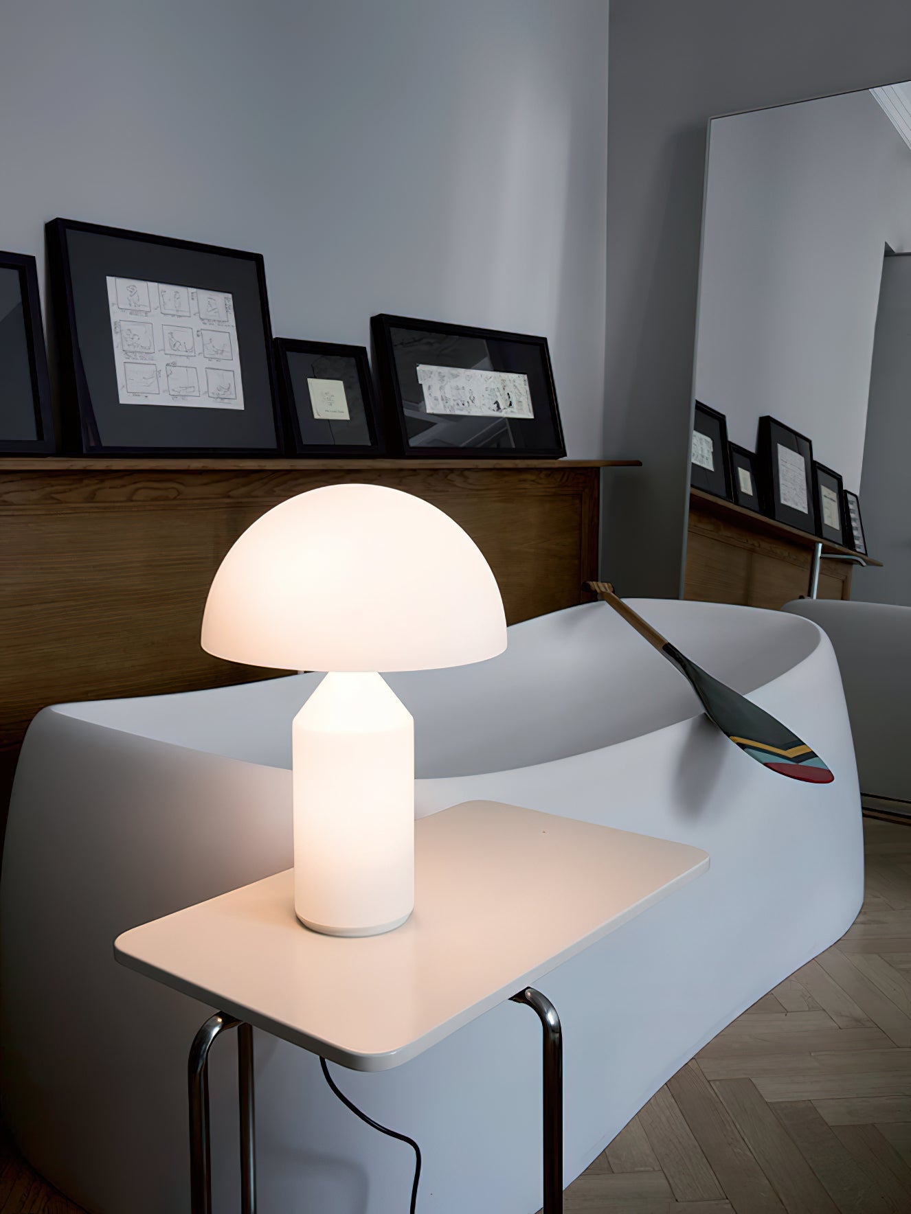 Tirene svampeformet bordlampe