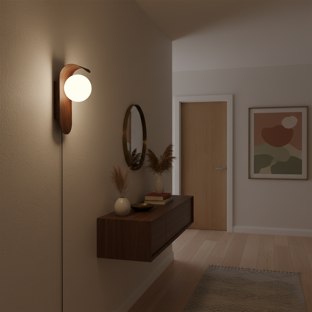 Holka udendørs væglampe