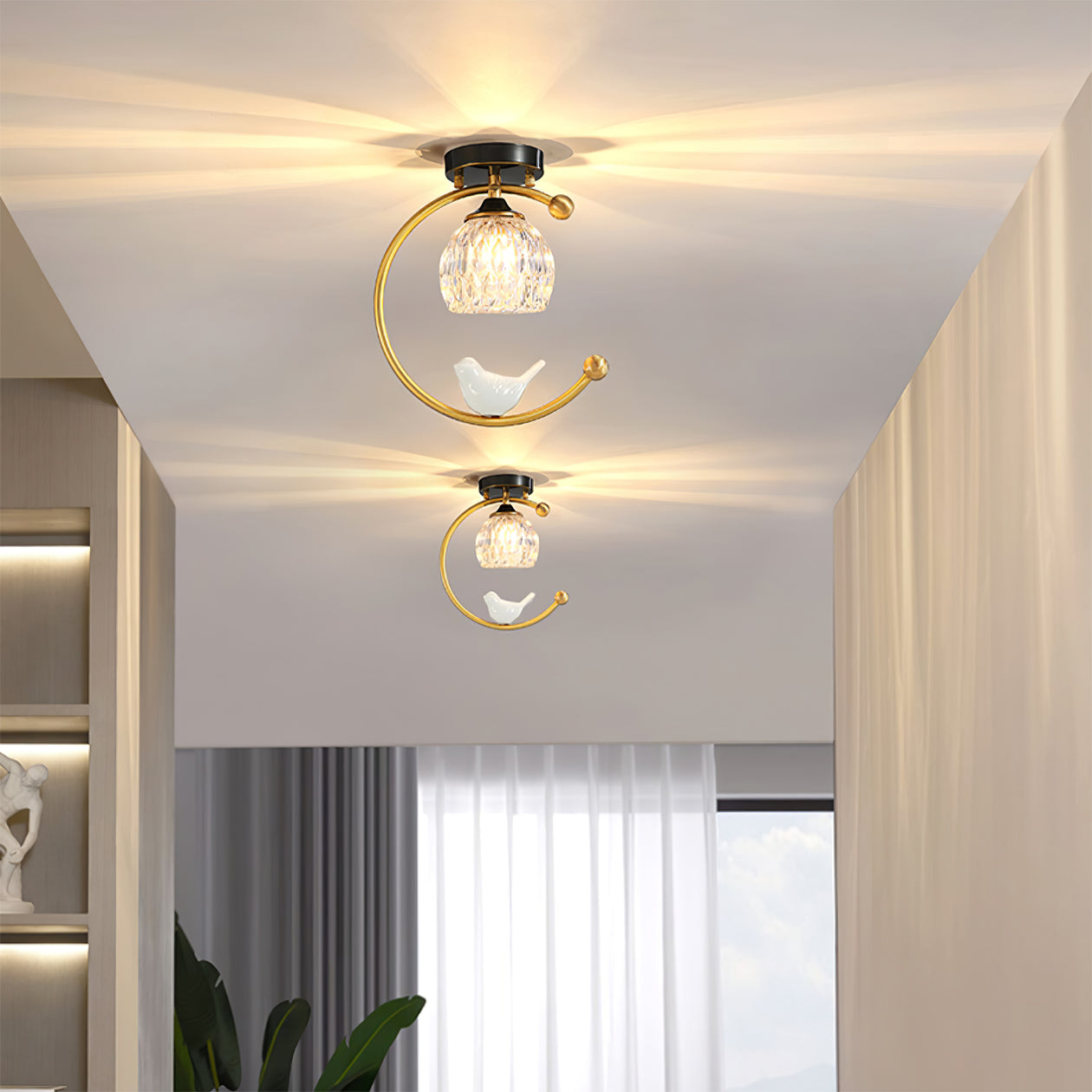 Nolhav loftlampe