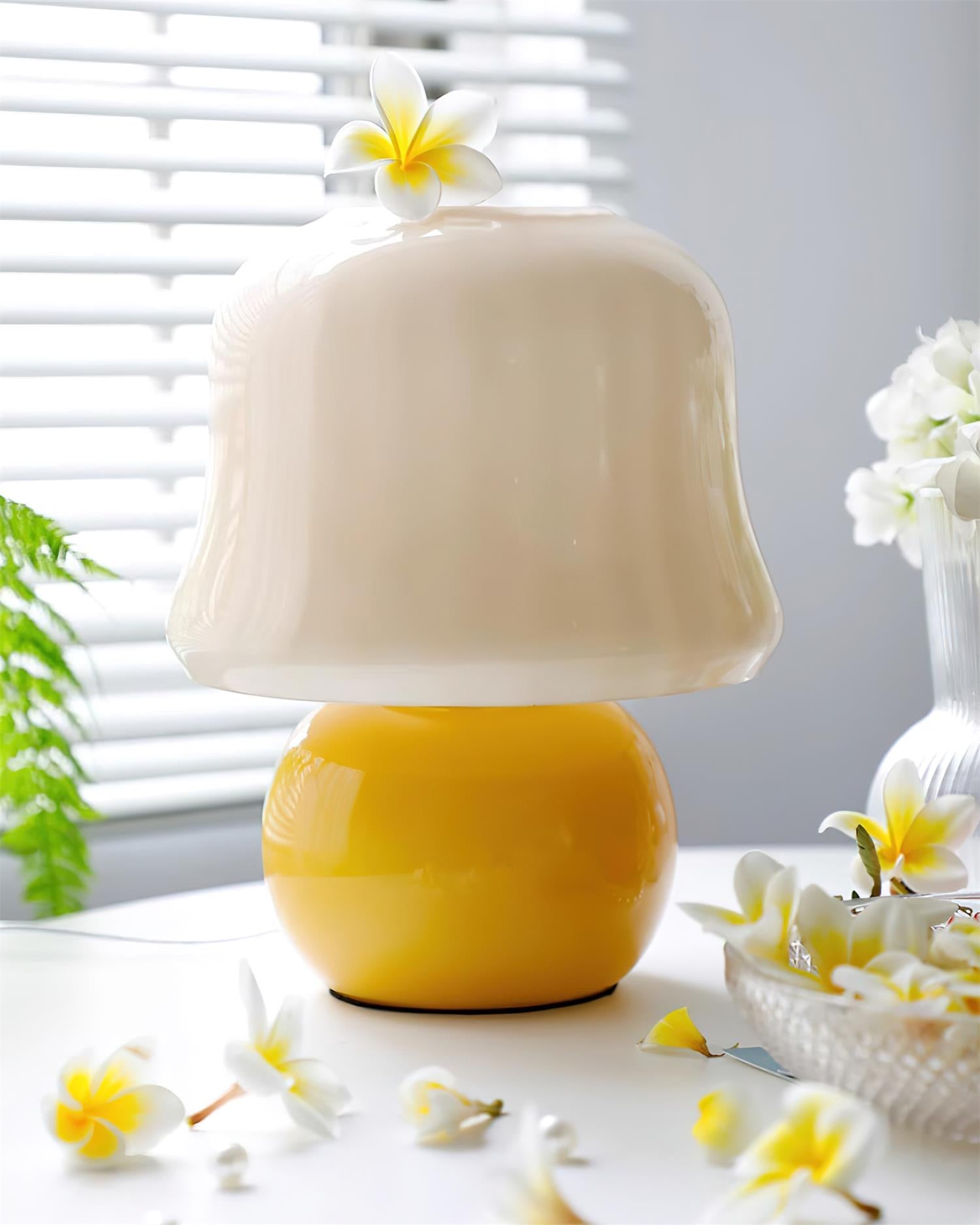 Sorense svampeformet bordlampe